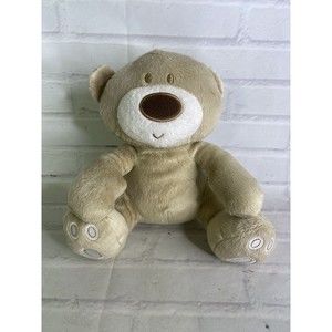 JJovce Baby Lovey Beige Brown Teddy Bear Plush Stuffed Animal Toy Rattle 2016